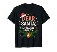 Querido Papá Noel, mi Profesor lo Hizo Divertido, Profesor de Humor navideño Camiseta