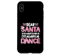 Querido Papá Noel, no FUI yo, Siempre Estoy en el Baile Ballet Navidad Carcasa para iPhone XS MAX