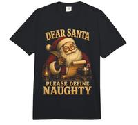 Querido Papá Noel, por Favor, defina la Navidad traviesa 2026 Comfort Colors Adult Heavyweight T-Shirt