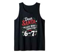Querido Papá Noel, por Favor Hazlos Camiseta Papá Noel Camiseta sin Mangas