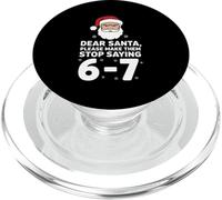 Querido Papá Noel, por Favor Hazlos Camiseta Papá Noel PopSockets PopGrip para MagSafe