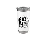 Querido papá te amo desde el cumpleaños de la hija Día del Vaso térmico de acero inoxidable de doble pared