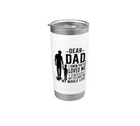 Querido papá te amo desde el cumpleaños del hijo Día del Vaso térmico de acero inoxidable de doble pared