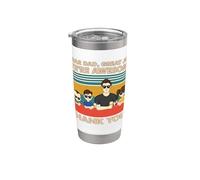Querido Papá Trabajo Increíble Somos Geniales Vaso térmico de acero inoxidable de doble pared