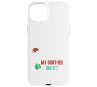 Querido Santa, Disfraz de Navidad de mi Hermano lo Hizo Divertido para Hermanos Carcasa para iPhone 15 Plus