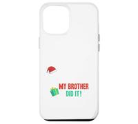 Querido Santa, Disfraz de Navidad de mi Hermano lo Hizo Divertido para Hermanos Carcasa para iPhone 12 Pro MAX