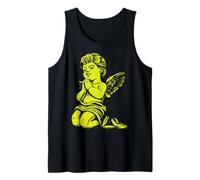 Querubín - Lindo ángel bebé Cristiano - Iglesia, Cupido - Dorado Camiseta sin Mangas