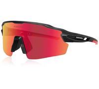 Queshark Gafas de ciclismo polarizadas, gafas para correr con 1 lente o 4 lentes intercambiables, montura TR90 para hombres y mujeres, gafas de sol deportivas para ciclismo, correr, conducir