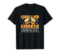 Queso a la Parrilla Antes Que Nada Amantes Divertidos del sándwich de Queso Camiseta