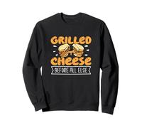 Queso a la Parrilla Antes Que Nada Amantes Divertidos del sándwich de Queso Sudadera