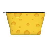 Queso Amarillo, Bolsa de artículos de tocador Bolsa de Maquillaje Bolsa de cosméticos Bolsa de artículos de tocador de Viaje portátil