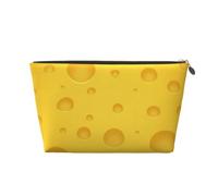 Queso Amarillo, Bolsa de Maquillaje Bolsa de cosméticos Bolsa de artículos de tocador de Viaje portátil Bolsa de artículos de tocador