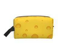 Queso Amarillo, Bolsa de Maquillaje Bolsa de cosméticos Bolsa de artículos de tocador de Viaje portátil Organizador de Bolsa de Maquillaje