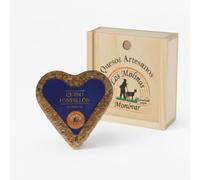 Queso Artesano Fondillón 100% de Leche de Cabra Entero 380 gr | Queso Gourmet Forma de Corazón Elaboración Tradicional y Casera con Ganadería Propia | Sabor Único y Natural (CON CAJA)