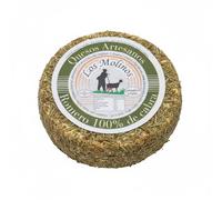 Queso Artesano Romero 100% de Leche de Cabra Entero 500 gr | Queso Gourmet Elaboración Tradicional y Casera con Ganadería Propia | Sabor Único y Natural | Pack Premium Caja de Madera (SIN CAJA)