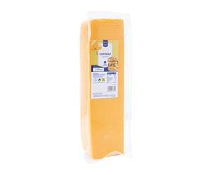 Queso Cheddar METRO Chef - Rallado, Loncheado y en Barra | Formato de 1kg y 3kg | Perfecto para Fundir, Hamburguesas y Recetas Gourmet (1 PAQUETE, Cheddar Rojo en Barra 3 Kg. Aprox.)