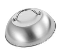 Queso Cúpula de fusión - Diseño cerrado se centra en la tapa de la cúpula de alimentos de metal | Asegúrese incluso de la cubierta de vapor humeante | Plataforma plana para la cocina o el ajuste d