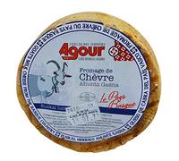 Queso de Cabra del País Vasco Frances - Peso Aproximado 800 gramos - Elaborado por el respetado AGOUR, uno de los productores más laureados de todo el mundo en el World Cheese Awards