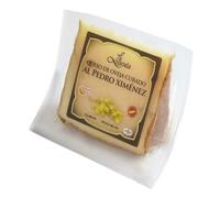 Queso de Oveja Curado al Pedro Ximénez La Leyenda 150 g (Aprox.) | Queso Artesano con Vino Dulce PX | Maduración Aromática | Ideal para Tapas, Tablas de Quesos y Gourmet