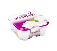 Queso fresco Burgos desnatado 0% m.g Hacendado 4 tarrinas x 62,5 g Pack 2