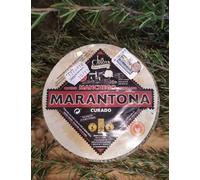 Queso Marantona La Casota Curado: Elaborado con leche cruda de oveja manchega, un sabor auténtico y artesanal. Peso del producto1.05 Kilogramos