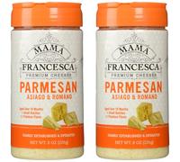 Queso parmesano, Asiago y romano premium rallado Mama Francesca (paquete de 2) sin gluten