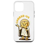 Queso Religión Cheesy Jesus Cheese-Us Juego de Palabras Cristianismo Carcasa para iPhone 12 Mini