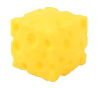 Queso Squishy Encantador Irrompible Lindo Queso Lindo Juguete De Espuma Suave Juguete Antiestrés for Hombres Y Mujeres for Aliviar El Estrés Bola For Apretar(10cmx10cm)