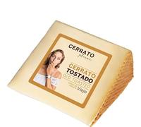 Queso Tostado Viejo Cerrato 225 g Aprox - Queso Curado Español Ya Cortado - Sabor Intenso y Textura Firme - Ideal para Tapas y Aperitivos