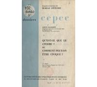Quest-ce Que Le Civisme ? (ebook)