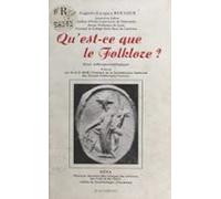 Quest-ce Que Le Folklore ? (ebook)