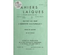 Quest-ce Que Lidentité Culturelle ? (ebook)