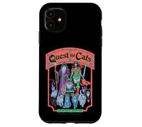 Quest for Cats Roleplay Retro Vintage Funny Adult Humor Carcasa para iPhone 11