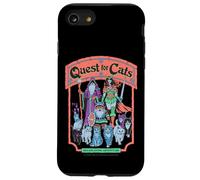 Quest for Cats Roleplay Retro Vintage Funny Adult Humor Carcasa para iPhone SE (2020) / 7 / 8