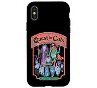 Quest for Cats Roleplay Retro Vintage Funny Adult Humor Carcasa para iPhone X/XS