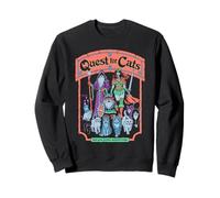 Quest for Cats Roleplay Retro Vintage Funny Adult Humor Sudadera