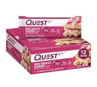 Quest Nutrition White Chocolate Raspberry Quest Bar - Pack of 12 Bars