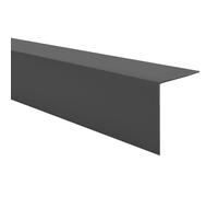 Quest Perfil Angular PVC 40x40 mm Autoadhesivo - Gris Oscuro, 200 cm