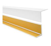Quest Perfil Angular PVC 50x20 mm Autoadhesivo - Blanco, 200 cm