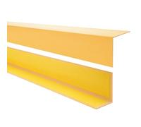 Quest Perfil Angular PVC 50x50 mm Autoadhesivo - Dorado, 200 cm