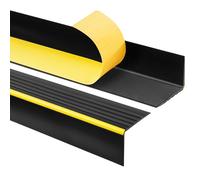 Quest Perfil de Borde de Escalera PVC 55x40 mm - Negro, 150 cm