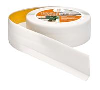 Quest Rodapié Flexible PVC 50x20 mm Autoadhesivo - Blanco, 20 m | Perfil flexible de remate para cocina, baño y salón, montaje sin taladrar, repele la suciedad
