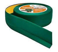 Quest Rodapié Flexible PVC 50x20 mm Autoadhesivo - Verde, 5 m | Perfil flexible de remate para cocina, baño y salón, montaje sin taladrar, repele la suciedad