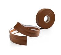 Quest Rodapiés Flexible Autoadhesivo - 32 mm x 23 mm - Rodapié de PVC, moldura flexible, listón doblable para cocina, baño, pared y suelo - decorativo (Nogal, 5m)