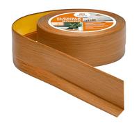 Quest Rodapiés Flexible Autoadhesivo - 50 mm x 20 mm - Rodapié de PVC, moldura flexible, listón doblable para cocina, baño, pared y suelo - decorativo (Roble rústico, 5m)