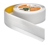 Quest Rodapiés Flexible Autoadhesivo - 50 mm x 20 mm - Rodapié de PVC, moldura flexible, listón doblable para cocina, baño, pared y suelo - decorativo (Gris ceniza, 25m)