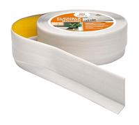 Quest Rodapiés Flexible Autoadhesivo - 50 mm x 20 mm - Rodapié de PVC, moldura flexible, listón doblable para cocina, baño, pared y suelo - decorativo (Abedul, 15m)