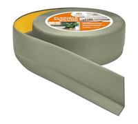 Quest Rodapiés Flexible Autoadhesivo - 50 mm x 20 mm - Rodapié de PVC, moldura flexible, listón doblable para cocina, baño, pared y suelo - decorativo (Verde oliva, 25m)