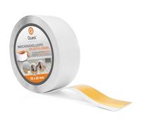 Quest Rodapiés Flexible Autoadhesivo, Rodapié de PVC - 70 mm x 20 mm - Moldura flexible para pared y suelo - decorativo, resistente a los rayos UV (Blanco, 5m)