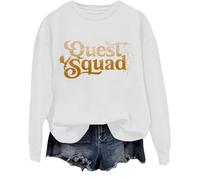 Quest Squad - Sudadera Quest Squad, camisa Onyx Storm Book Shirt, camisa de cuarto ala, sudadera Basgiath War College, blanco, XXL
